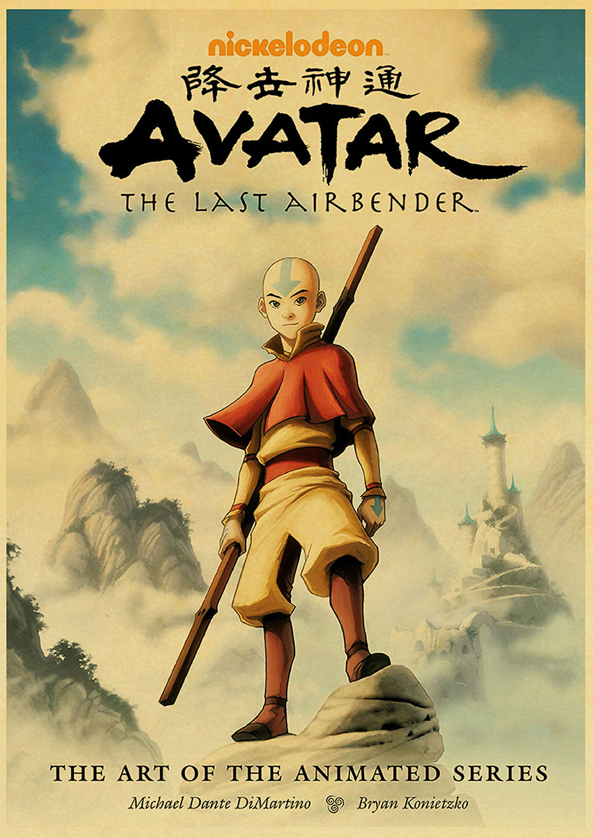 Aang from Avatar: The Last Airbender Canvas Print & Poster Wall Art - AI PRINT LAB